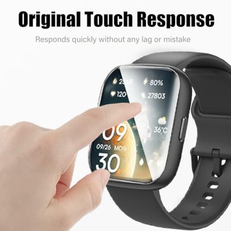Compatible with VTech DX4 Smartwatch Screen Protector, Full Coverage TPU Clear Film Compatible with VTech KidiZoom Smartwatch DX4 TPU-6 Pack - Image 4