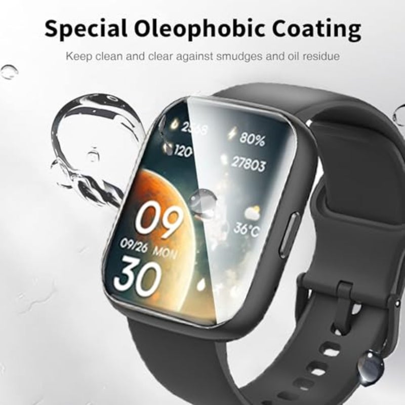 Compatible with VTech DX4 Smartwatch Screen Protector, Full Coverage TPU Clear Film Compatible with VTech KidiZoom Smartwatch DX4 TPU-6 Pack - Image 3