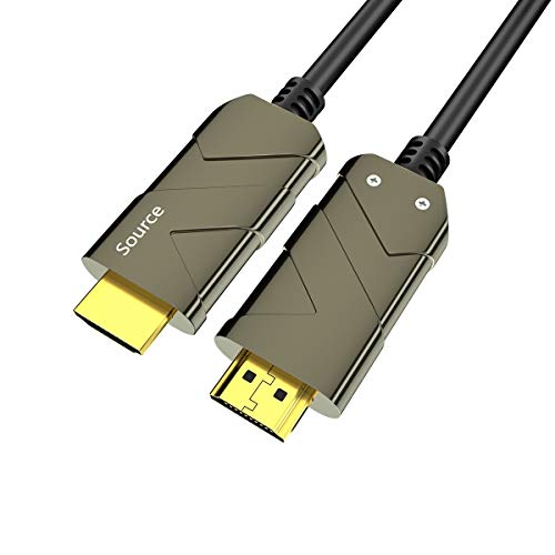 BIFALE 8K Fiber Optic HDMI Cable 33ft, Fiber HDMI 2.1 Cable Support 8K@60Hz,4K@120Hz, 48Gbps, Dynamic HDR 10, eARC, HDCP2.2, 4:4:4, Compatible with Apple TV, Switch, Roku, Projector - Image 1