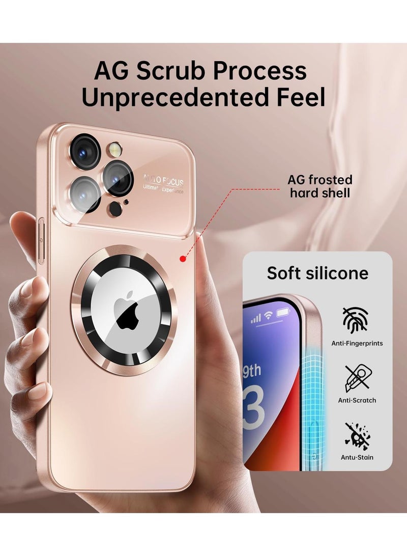 Y&D Applicable To Apple 13promax Matte Standard Leakage Magnetic Large Window Mirror Mobile Phone Protective Case - Image 4