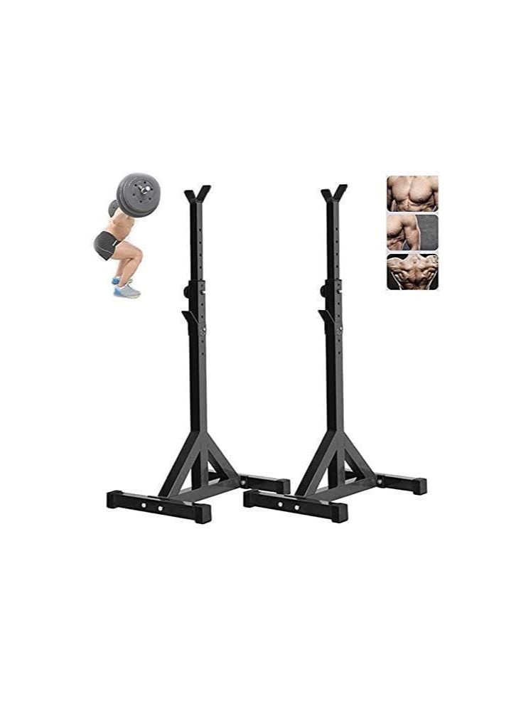 الكوتش حامل دمبل القرفصاء للأثقال الطويلة  ارتفاع قياسي قرفصاء ثقيل قابل للتعديل من 105 إلى 160 سم  يمكن حمل 150 كجم - Image 5