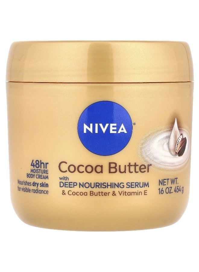 Nivea, Body Cream, Cocoa Butter, 16 oz (454 g) - Image 1
