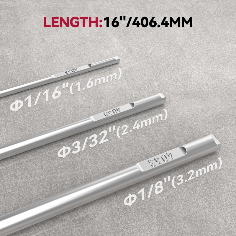 ARCCAPTAIN Aluminum TIG Welding Rod ER4043, Welding Wire Filler Rod, 3/32" X 16", 5LB - Image 2
