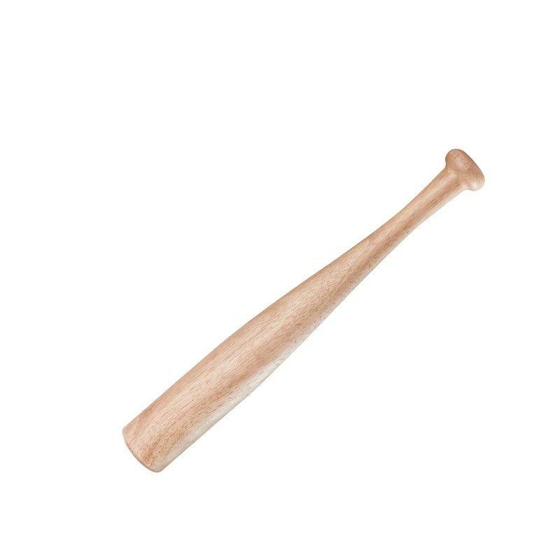 Secotan Wood Baseball Training Bat - Durable and Sturdy Wooden Bat - Ideal for Softball Hitting Practise - Versatile Design Bats (Clear Wood, 17 Inch) - Image 1