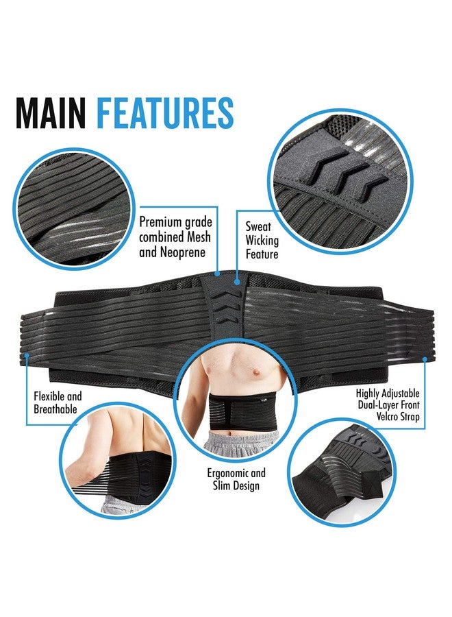 بودي بروكس دعامة ظهر قطنية للرجال والنساء (مقاس عادي من ٢٨ إلى ٥٠ بوصة) - Image 5