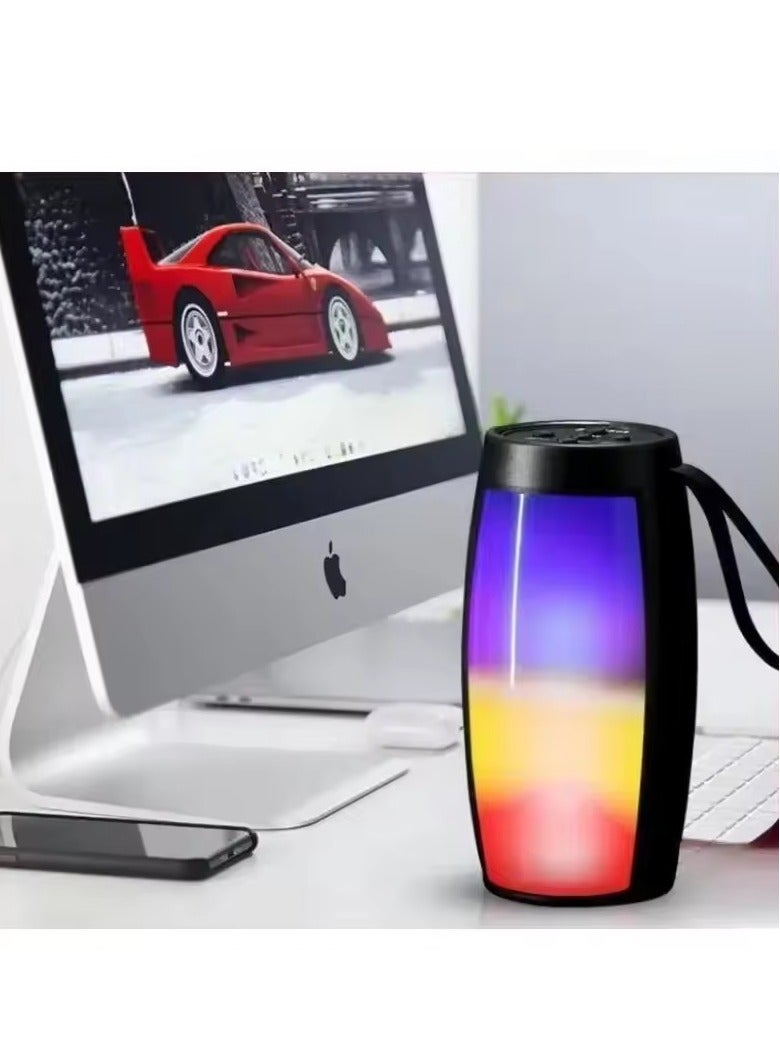 Wireless Bluetooth Speakers Home Outdoor Portable Small Speaker Subwoofer Car Audio Bass MP3 Player Sound System LED Lights  - Image 2