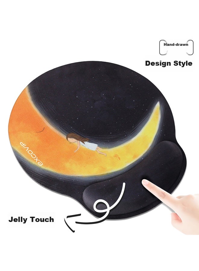 Exco Mouse Pad Wrist Rest Silicone Mouse Cushion Extra Large Thick Size Wrist Support Computer Office Mouse Pad For Women Dongying Gaming Wrist Pad 14644 - Image 2