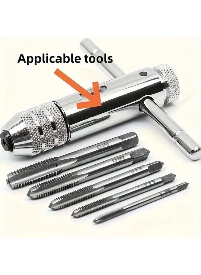 5pcs Stainless Steel Tap And Die Set Metric M3 M8 For Metalworking Repair - Image 2