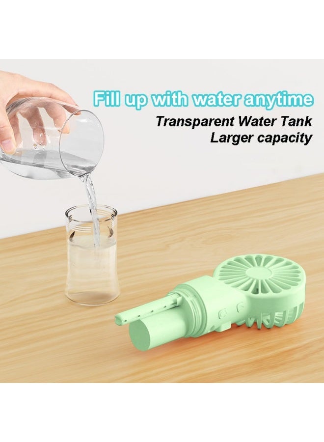 general Handheld Misting Fan，Rechargeable Battery Operated ，Portable 4 Speeds & 55ml 360° Swiveling Personal Fan for Travel Camping Outdoor (Pink) - Image 4