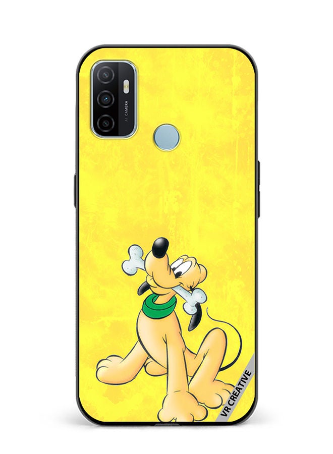 VR CREATIVE Protective Case Cover For Oppo A53 Pluto Holding Bone Design Multicolour - Image 1