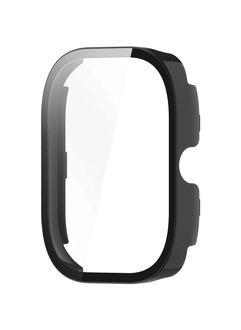 Generic Screen Protector Case for Redmi Watch 5/Watch 5 ESIM Smartwatch Hard PC Bumper Tempered Glass Film Replacement Accessories (Black)  - Image 3