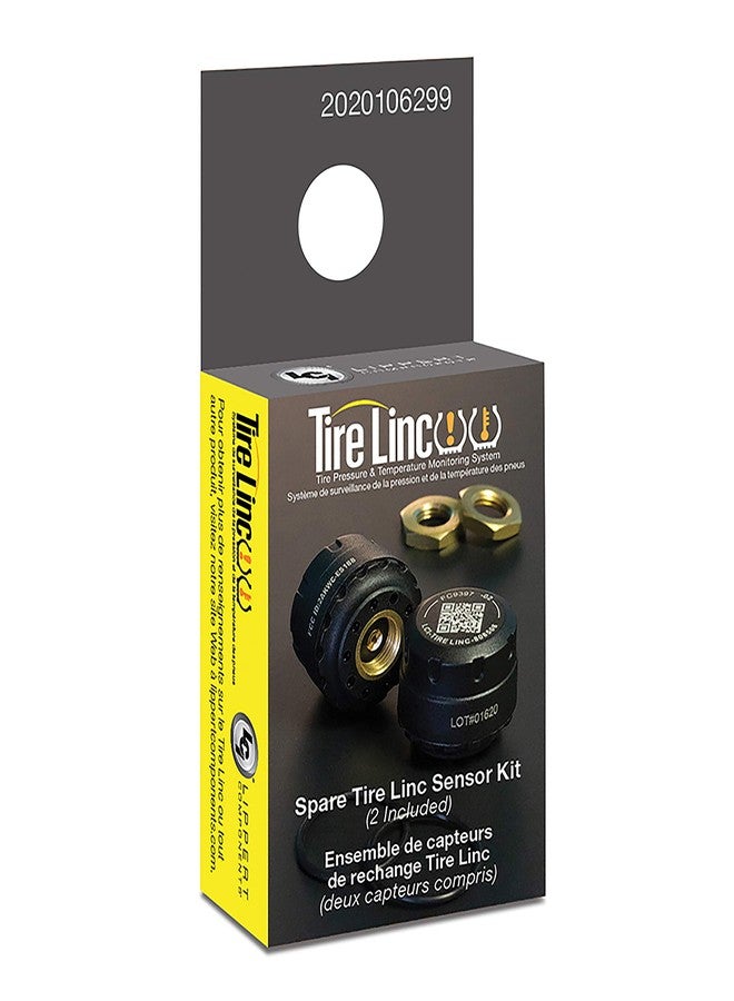 Lippert Components Tire LINC Tire Sensors (2 Pack) for RVs, 5th Wheels, Motorhomes, Tow Vehicles, Easy DIY Installation on Valve Stem, OneControl App Compatible - 2020106299 - Image 3