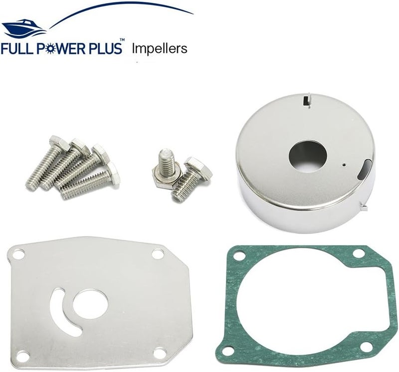 Full Power Plus 60HP 65HP 70HP 75HP Evinrude Johnson Water Pump Rebuild Kit Replacement With Housing Key 432955 OMC Sierra 18-3389 - Image 3