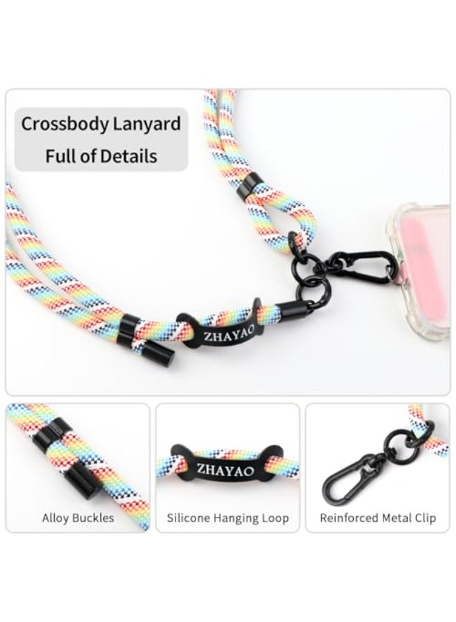 Phone Lanyard,Phone Strap,Wrist Lanyard,Lanyards For Keys,Keychains For Women,Nylon Adjustable Shoulder Neck,Universal Cell Phone Lanyard for All Smartphone,Travel Essentials 1pcs - Image 2