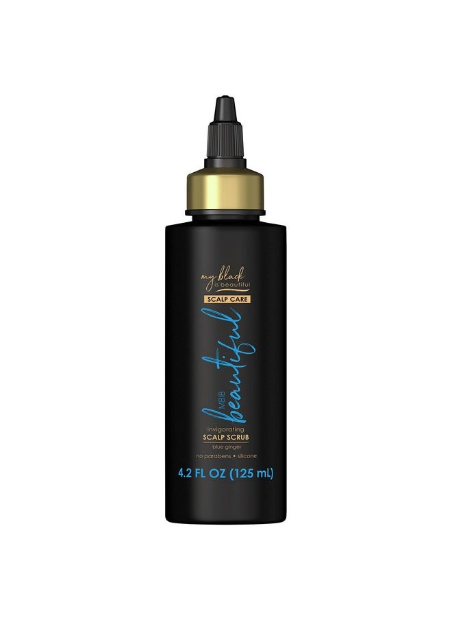 MY BLACK IS BEAUTIFUL My Black is Beautiful Invigorating Scalp Scrub Treatment for Dry Scalp and Damaged Hair, Blue Ginger and Mint, 4.2 fl oz  - Image 1