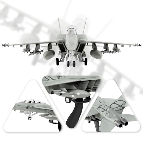 HANGHANG 1:72 Military Model Plane F/A-18F Advanced Super Hornet Alloy Fighter Plane Model,Model Airplane for Collection and Gift - Image 2