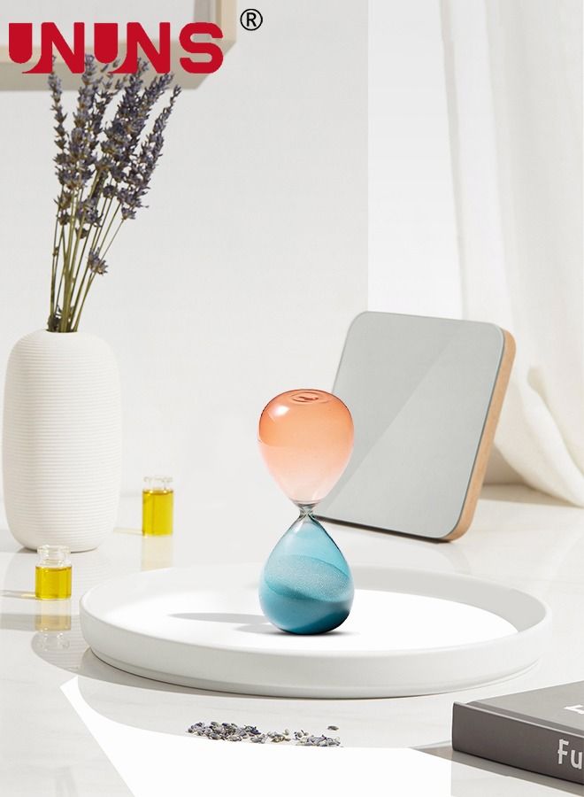 UNUNS Sand Timer,15 Minutes Hourglass Timer,Hourglass Decoration Creative Home Room Display Sand Timer Ornament - Image 4
