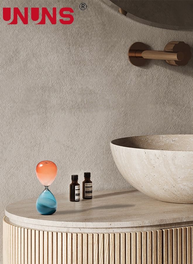 UNUNS Sand Timer,15 Minutes Hourglass Timer,Hourglass Decoration Creative Home Room Display Sand Timer Ornament - Image 5