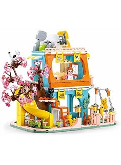 Sluban Girl'S Dream Series Cat House Building Blocks 521 Pcs With Mini Figuer And 8 Cats For Age 6 Plus Years Old  - Image 2