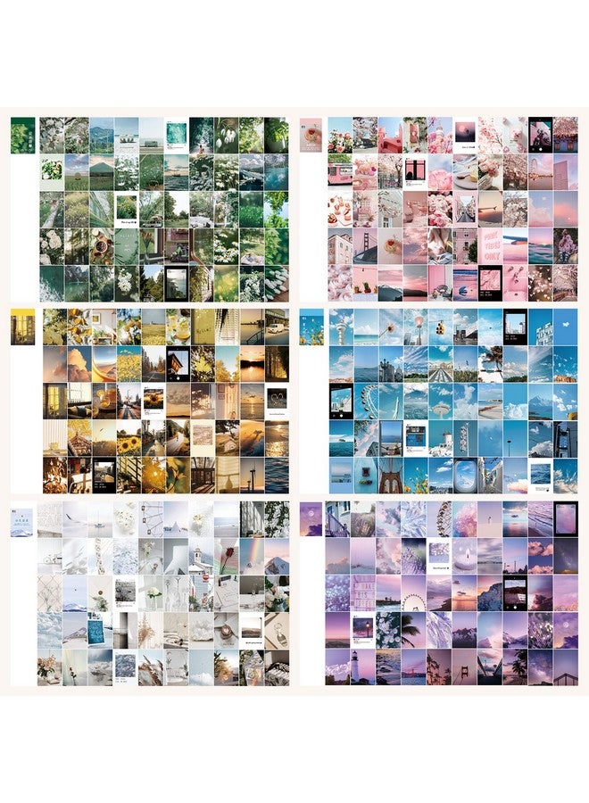 MaehSab Ces Washi Paper Stickers Set, Maehsab Vintage Aesthetic Scenery Daily Nature Life Travel Adhesive Stickers Notes For Scrapbook Journaling Stamping Notebook Diary Craft Album Making(6 Topics) - Image 2