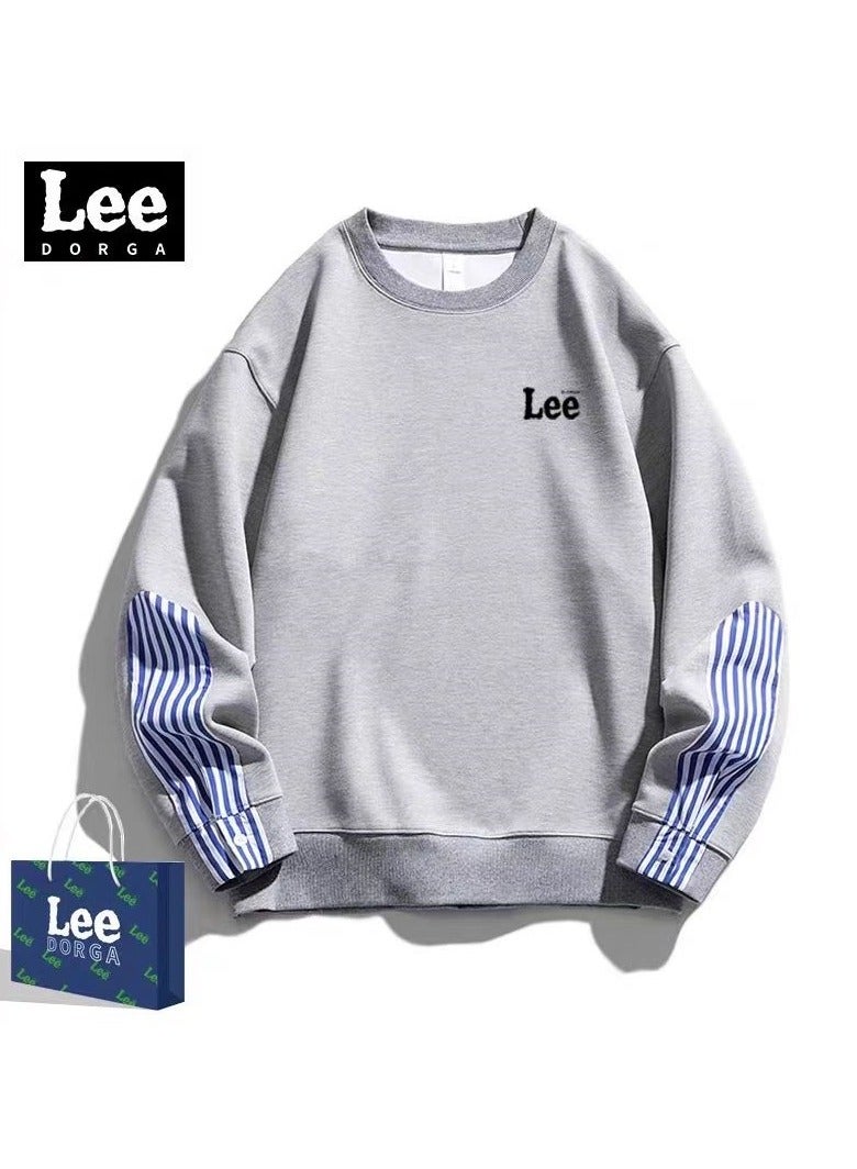 LEE Lee Brand Hoodie Loose Casual Round Neck Long Sleeved Hoodie  - Image 1
