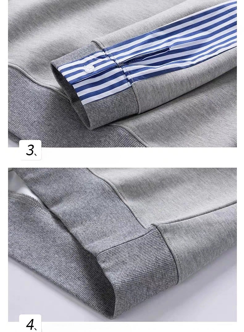 LEE Lee Brand Hoodie Loose Casual Round Neck Long Sleeved Hoodie  - Image 3