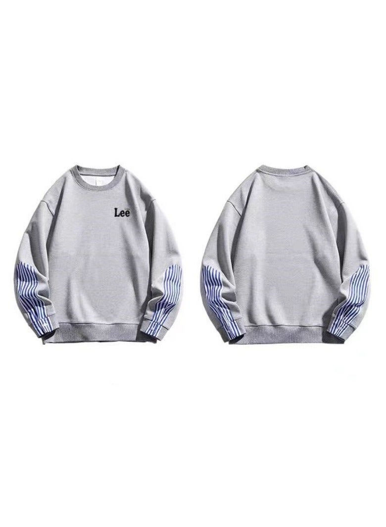 LEE Lee Brand Hoodie Loose Casual Round Neck Long Sleeved Hoodie  - Image 4