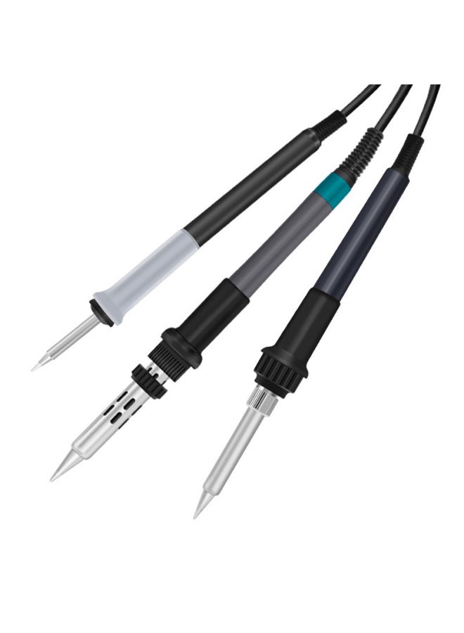 5 Pinhole Handle 907 Handle Line Thermostatic 937A Soldering Station T12 Plug-in 936A Handle Electric Soldering Iron-Color:205h Soldering Station Handle (excluding Nozzle)  - Image 2
