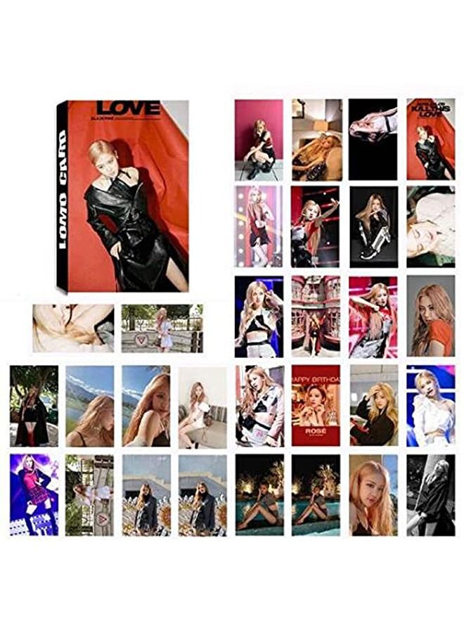 Cool Baby COOLBABY 30Pcs Kpop BLACKPINK Rose Kill This Love Lomo Photo Cards Collective Postcard