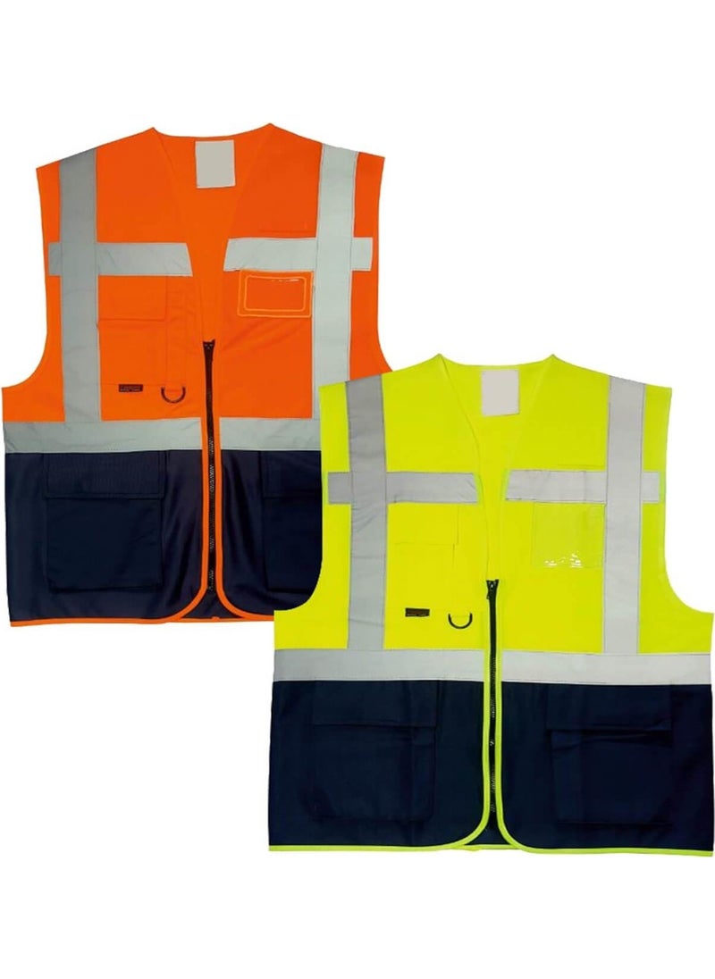 PGM Engineer Warning Vest with Reflective Pocket  - Image 2