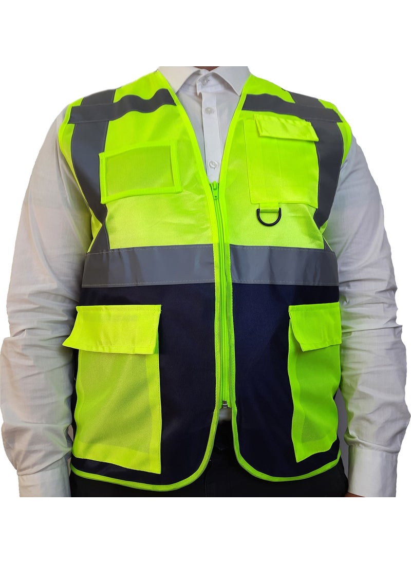 PGM Engineer Warning Vest with Reflective Pocket  - Image 3