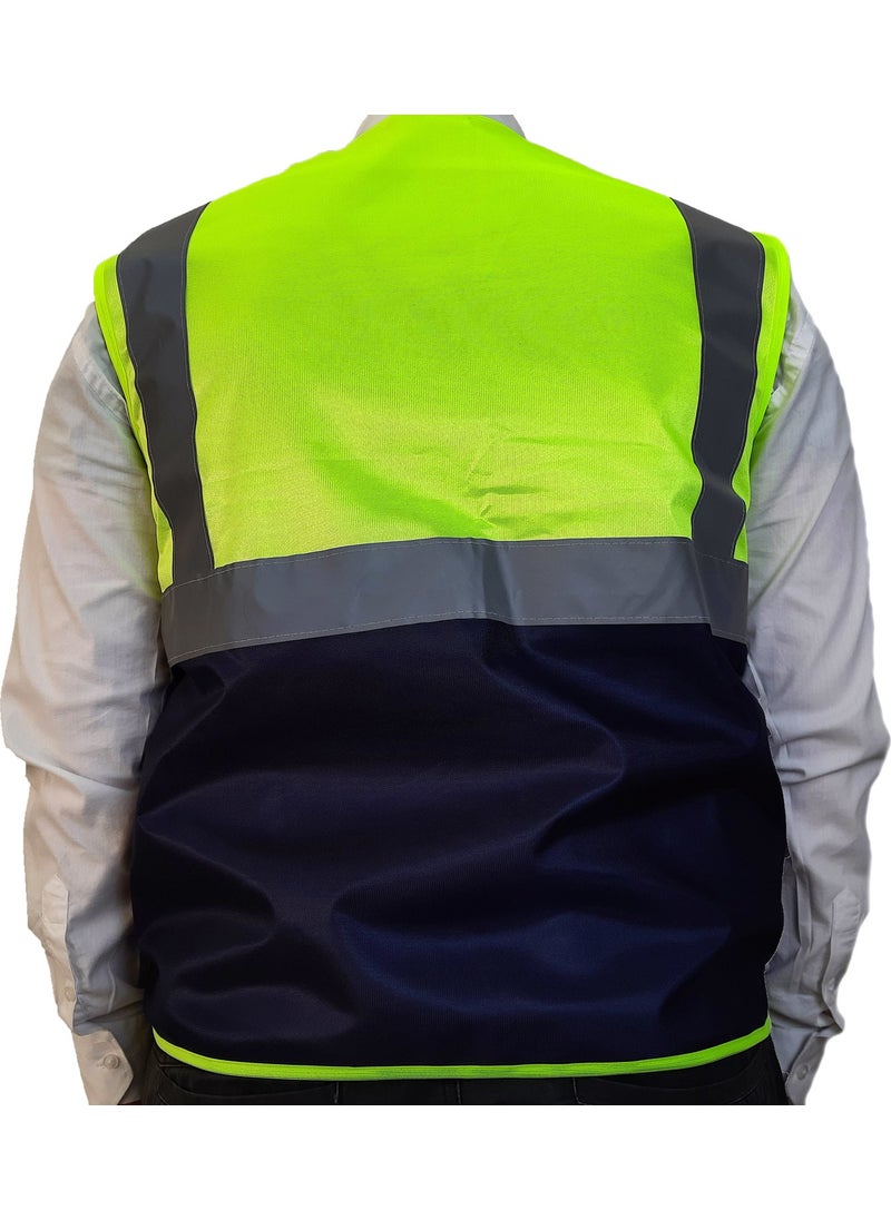 PGM Engineer Warning Vest with Reflective Pocket  - Image 4