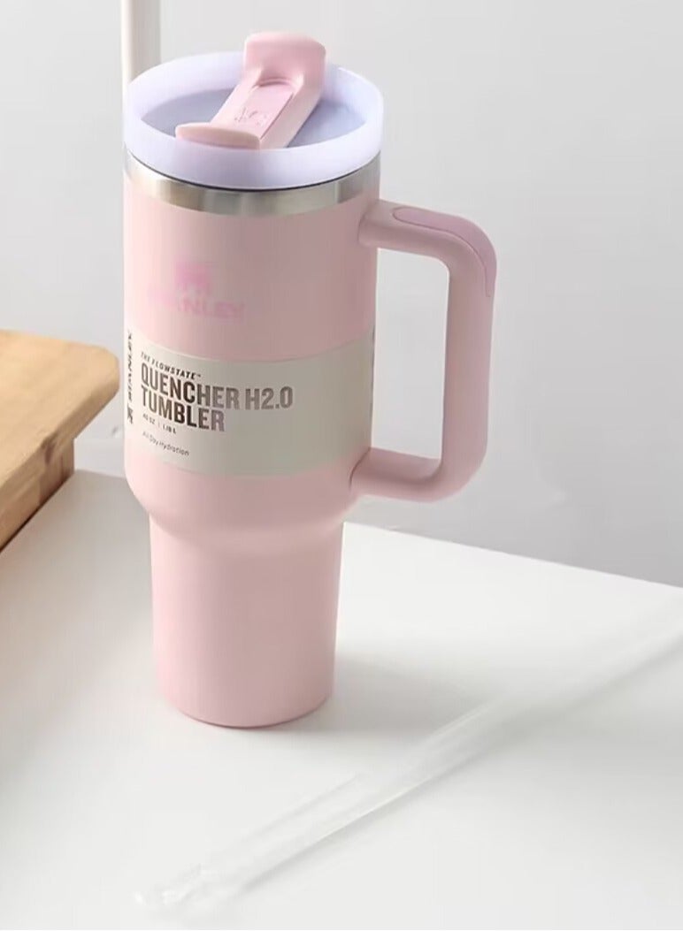 Stanley Quencher H2.0 FlowState Stainless Steel Vacuum Insulated Tumbler with Lid and Straw for Water, Iced Tea or Coffee, Smoothie and More 40oz/1200ml