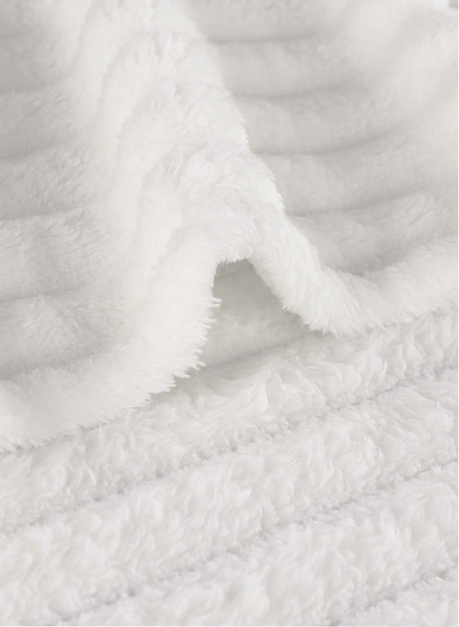 ايست من نون بطانية جاكار مضلعة ثلاثية الأبعاد ناعمة ودافئة مريح، رقيق - Image 4