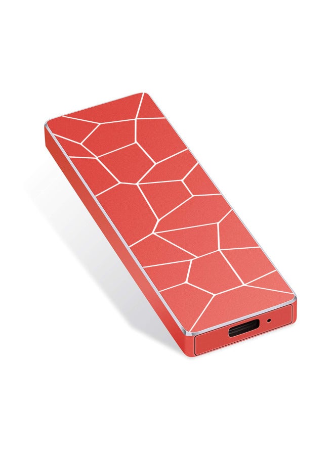 Portable Mobile SSD Expansion Upgrade Ice Pattern M.2 High-speed Transmission On In Stock-Capacity:1TB-Interface:Silver - Image 2
