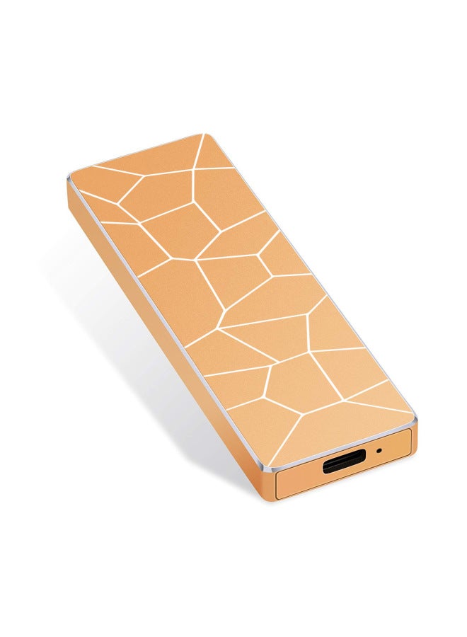 Portable Mobile SSD Expansion Upgrade Ice Pattern M.2 High-speed Transmission On In Stock-Capacity:1TB-Interface:Silver - Image 5