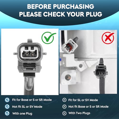 TadaMark A/C Compressor with Clutch Fit for Nissan Altima 2.5L 2013 2014 2015 2016 2017 2018 One PLugs (Fit the Base or S or SR Models, Not fit SL Model or SV Model) - Image 2