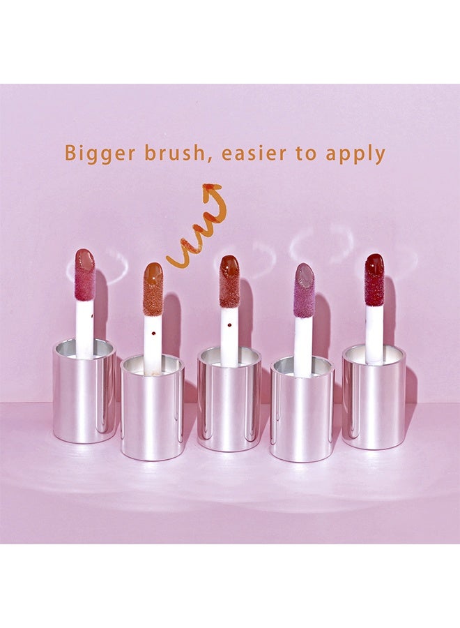 Beckisue Lip Gloss-Ultra-Hydrating & Nourishing, Smooth Glossy Finish Lip Glow Oil,Long Lasting Lightweight Non Sticky Portable Lip Oil,Lip Care to Fade Lines and Exfoliate Dead Skin（#03） - Image 5