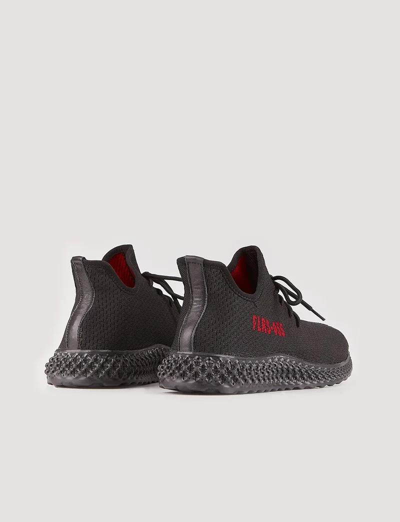 كاباني Special Design Lupercus Knitwear Men's Sneaker Shoes 329B1438 Black