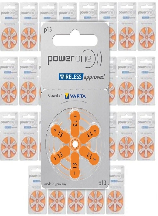 Power One PowerOne 1.45V Original German High Level Hearing Aid Batteries P13 Pack Of 120 Pieces  - Image 2