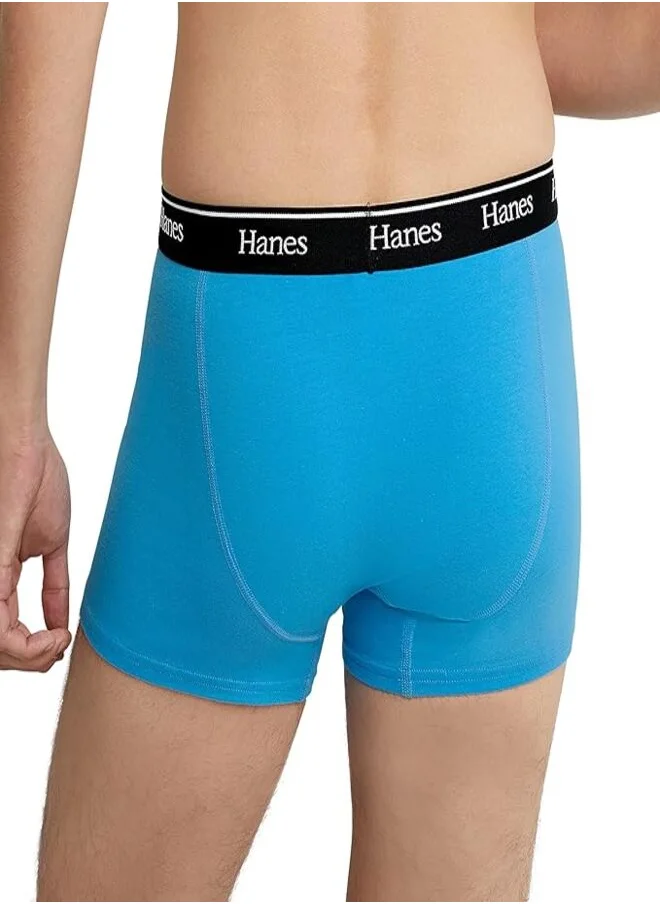 Hanes Hanes Originals Men’s Trunk , Stretch Cotton Moisture-Wicking Underwear, Modern Fit Low Rise, Multipacks