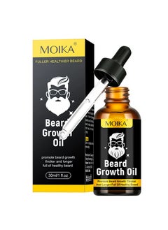 MOIKA Men's Beard Growth Oil Care Beard Tough Oil Nourishing and Moisturizing 30ml  - Image 1