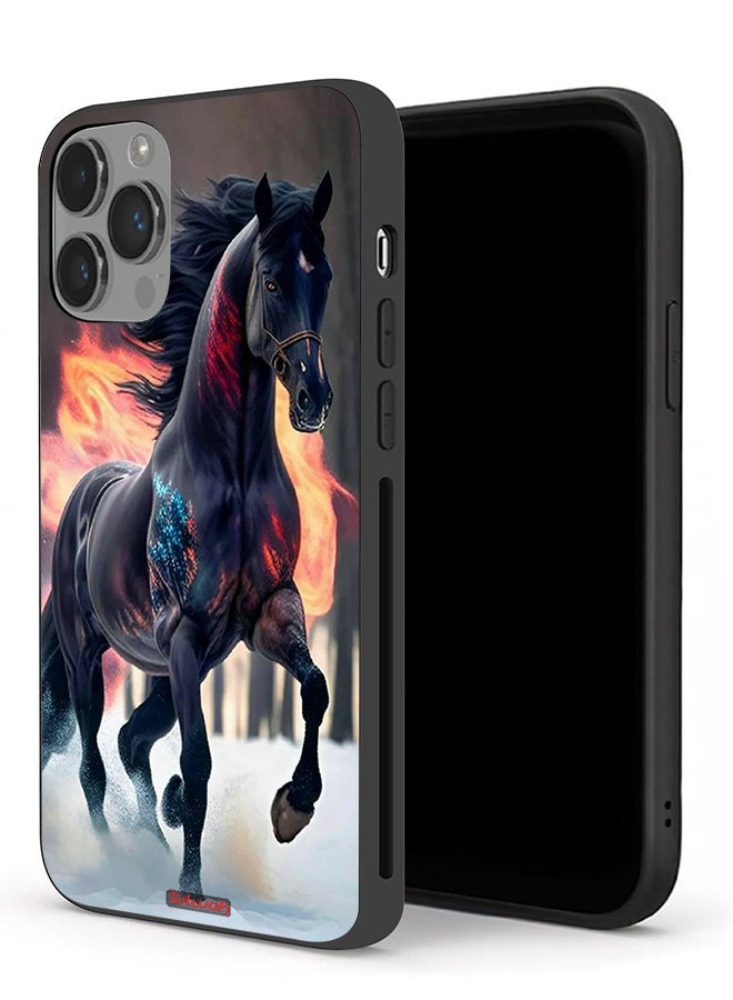 Tolwak Apple iPhone 14 Pro Max Protective Case Horse Hd - Image 1