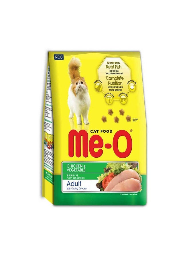 Me-O Adult Dry Cat Food, Chicken And Vegetable, 7 Kg - Image 1