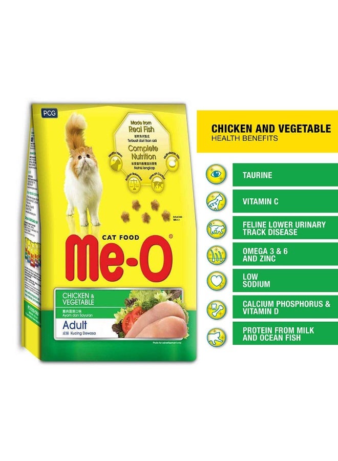 Me-O Adult Dry Cat Food, Chicken And Vegetable, 7 Kg - Image 3
