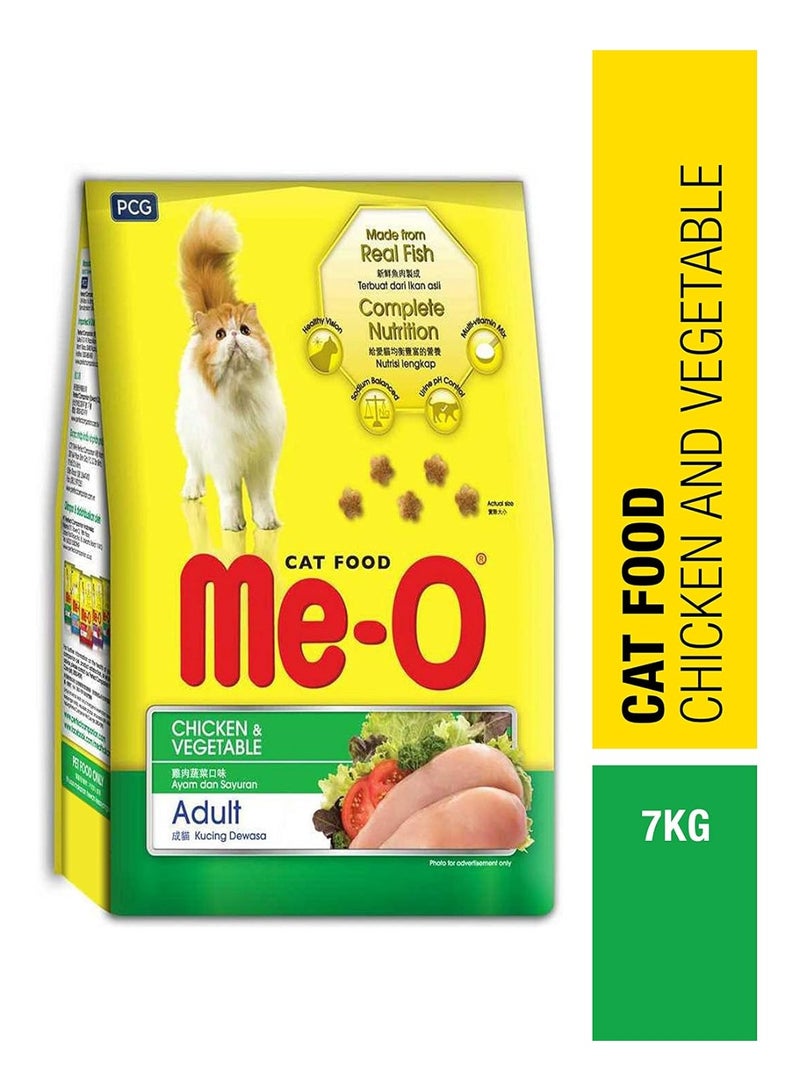 Me-O Adult Dry Cat Food, Chicken And Vegetable, 7 Kg - Image 4