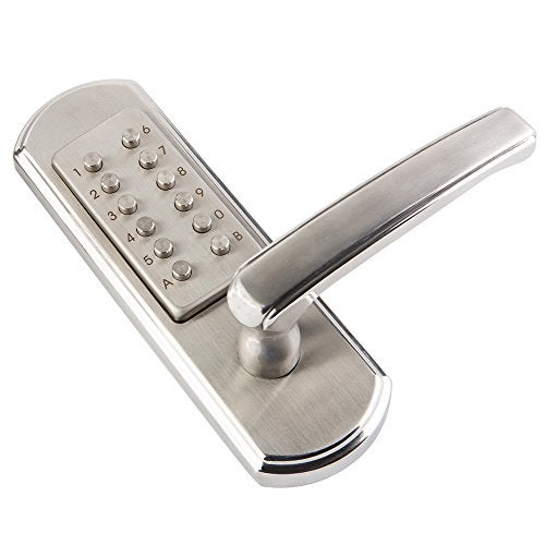 Megaflint Keyless Mechanical Combination Door Lock Digital Code Keypad Security Entry Door Stainless Steel 304 Not Deadbolt (Only for The Left Handed Door Opens Inward) … (Right Handle) - Image 3