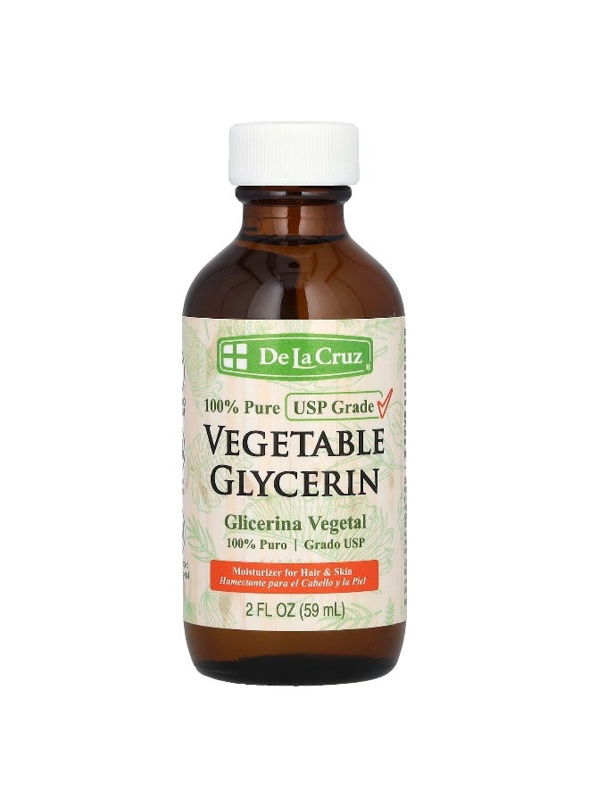 De La Cruz De La Cruz, 100% Pure Vegetable Glycerin, 2 fl oz (59 ml)  - Image 1