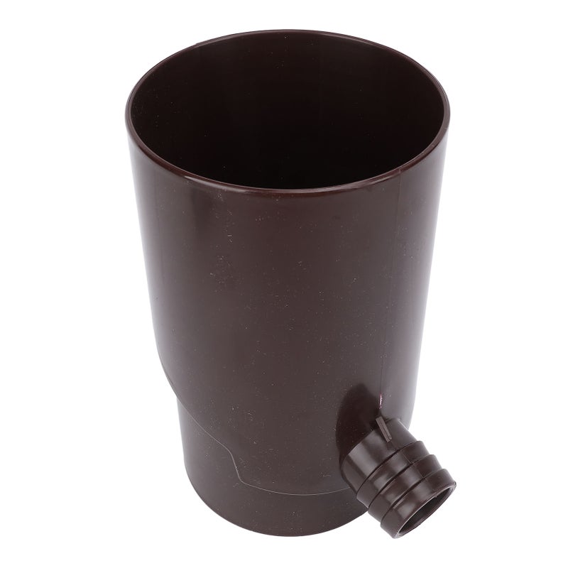 10cm Rainwater Collection System Efficient Round Downspout Diverter for Irrigation Systems Aquariums Brown - Image 5