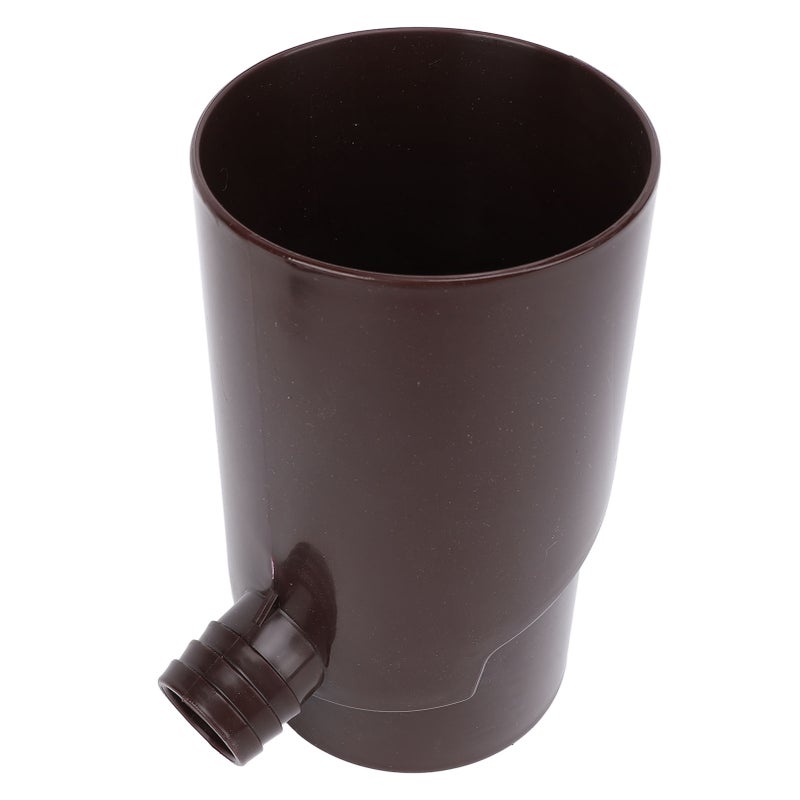 10cm Rainwater Collection System Efficient Round Downspout Diverter for Irrigation Systems Aquariums Brown - Image 4